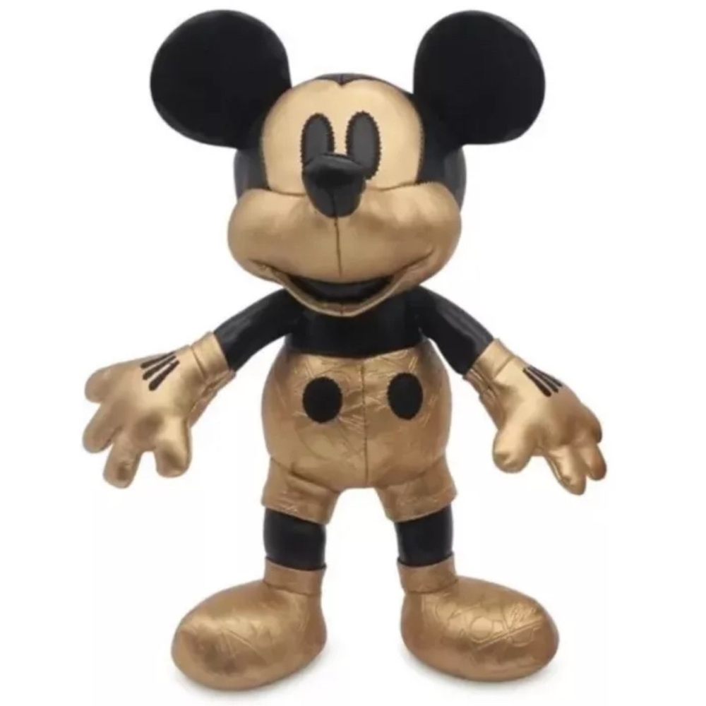 Disney 50th Anniversary Gold Luxe Mickey and Minnie Plush Limited Release - Picture 8 of 10